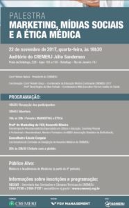 Palestra Marketing Midias Sociais e Ética Médica no CREMERJ - Nazareth Ribeiro