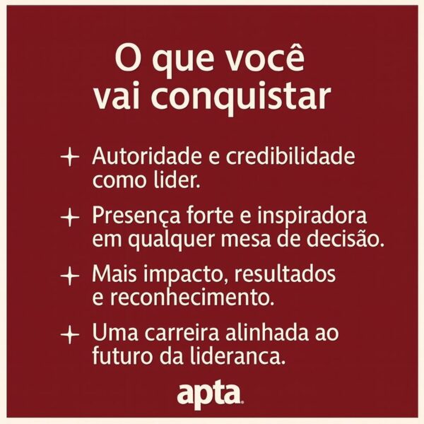 Liderança Inspiradora e Transformacional - Inscrição turma novembro 2025 - Imagem 2